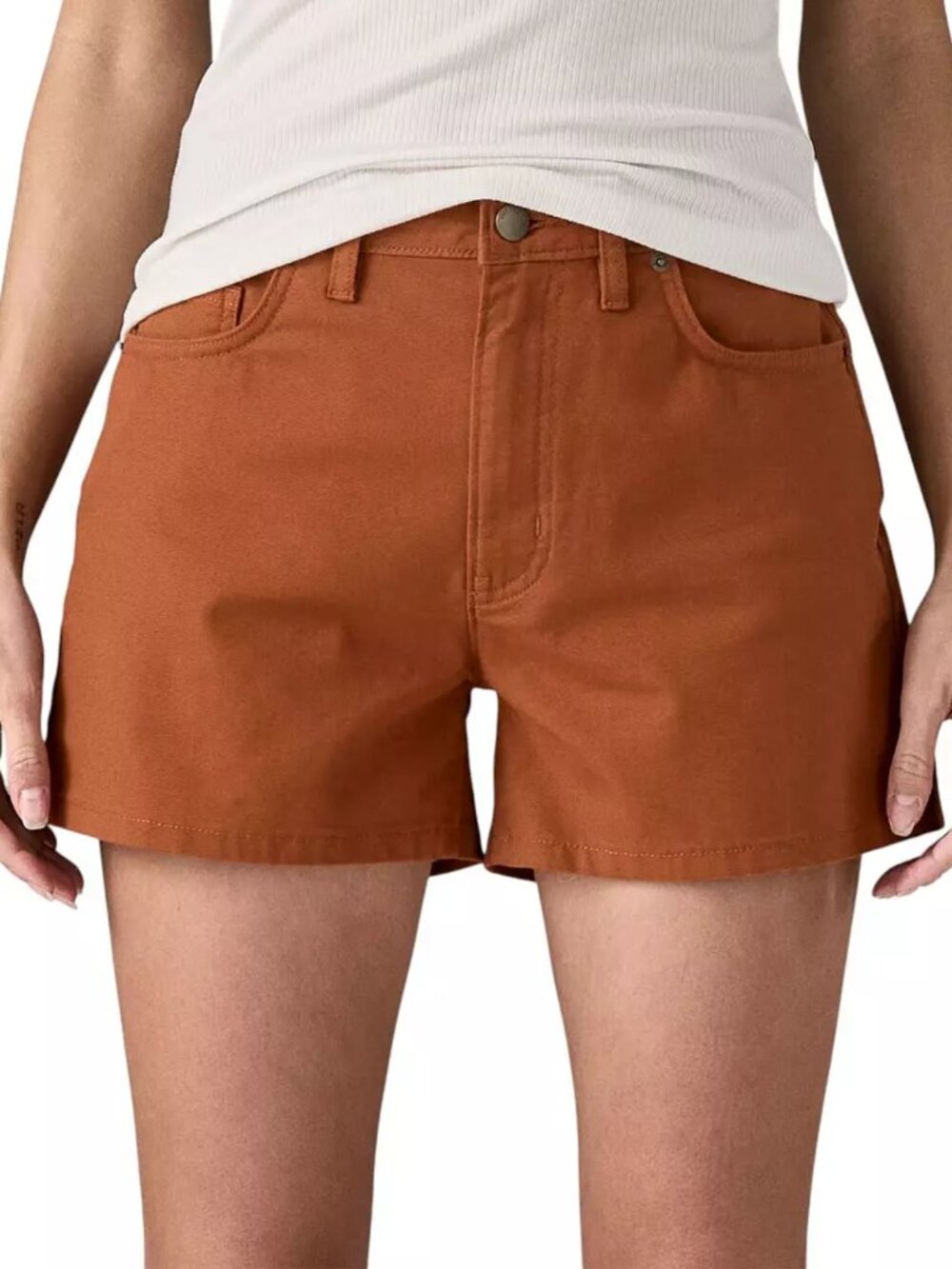 Patagonia Classic Canvas Shorts Robin Brown Organic Cotton Size 10